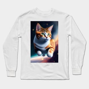 Floating Feline Long Sleeve T-Shirt